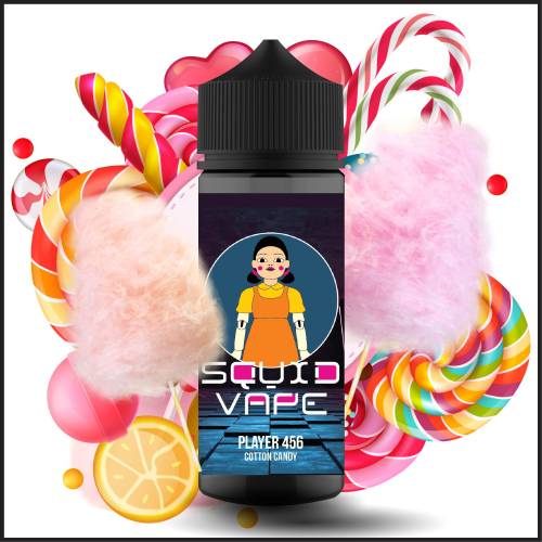 SQUID VAPE SHOT 120ML  - Cotton Candy (456)